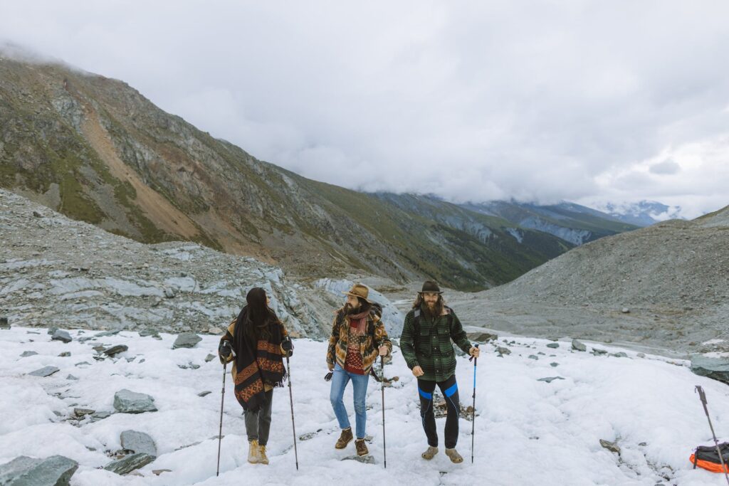 hikers with Hiking poles