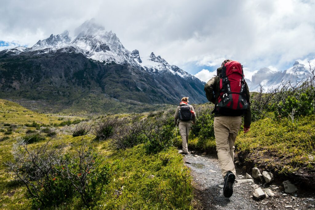 testing hiking backpack 